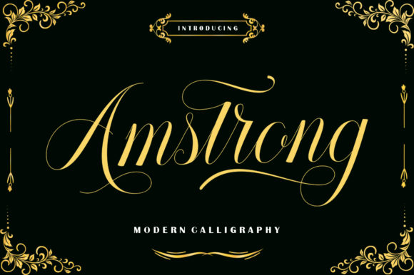 Amstrong: A Handwritten Font for Editorial Design