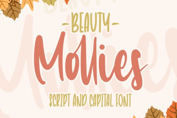 Beauty Mollies Font for Web Design
