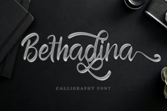 Bethadina: A Script Font for Thoughtful Design