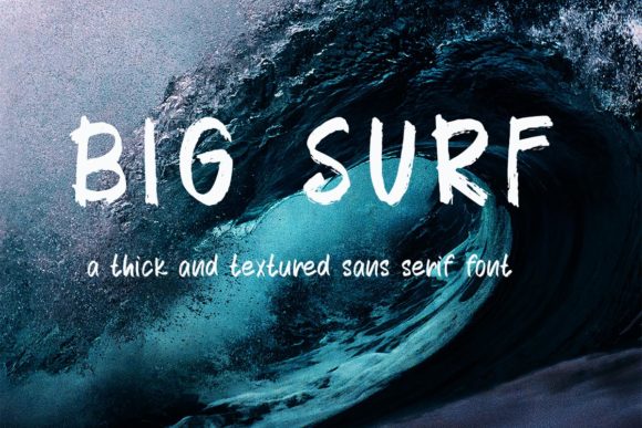 Big Surf Font for Web Design Projects