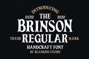Brinson Regular: A Vintage Serif Font for Modern Branding