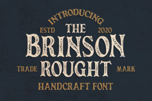 Brinson Rought: A Vintage-Inspired Serif Font for Creative Projects