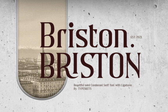 Briston Serif Font for Professional Branding