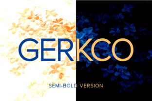 Gerkco Semi-Bold: A Modern Sans Serif for Campaign Design