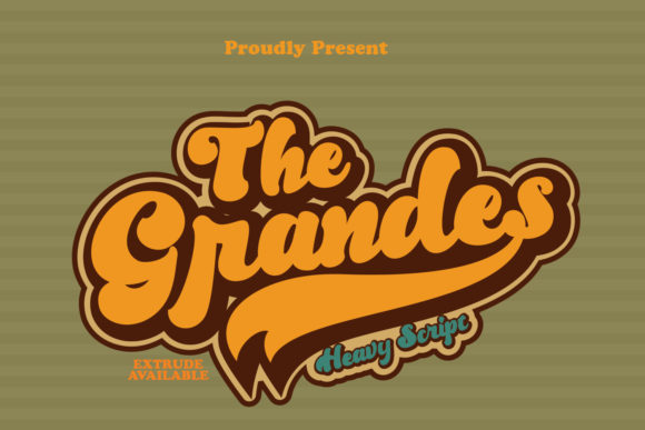 Grandes: A Vintage Script Font for Bold Campaign Designs