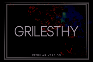 Grilesthy Regular: A Friendly Font for Handmade Creations