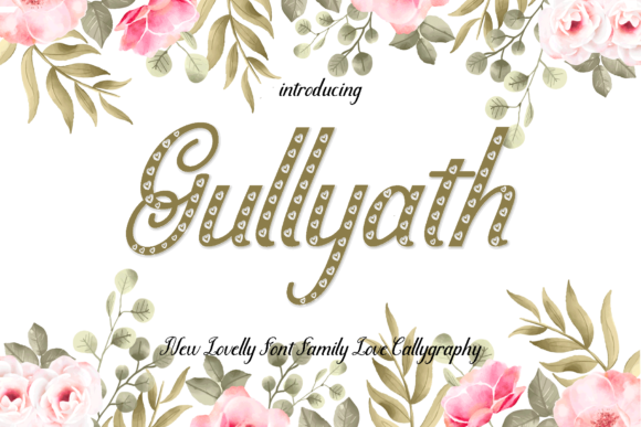 Gullyath: A Cute Handwritten Font for Creative Branding