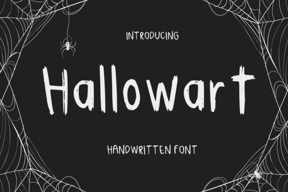 Hallowart: A Handwritten Font for Creative Business Branding