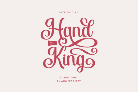 Hand of King Font for Professional Branding