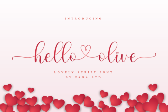 Hello Olive – A Sweet Script Font for Creative Makers