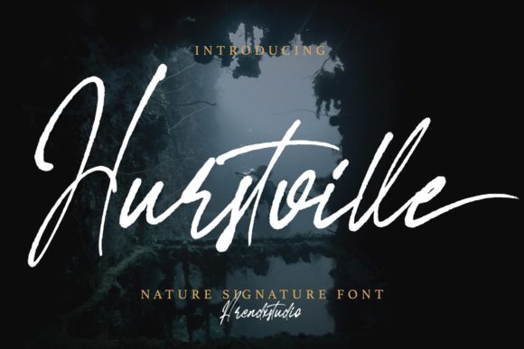 Hurstville Script Font for Web Design