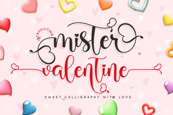 Mister Valentine Script Font for Handmade Creations