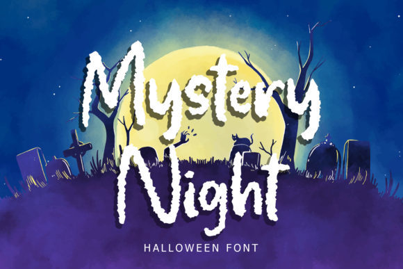 Mystery Night Font for Spooky Web Design