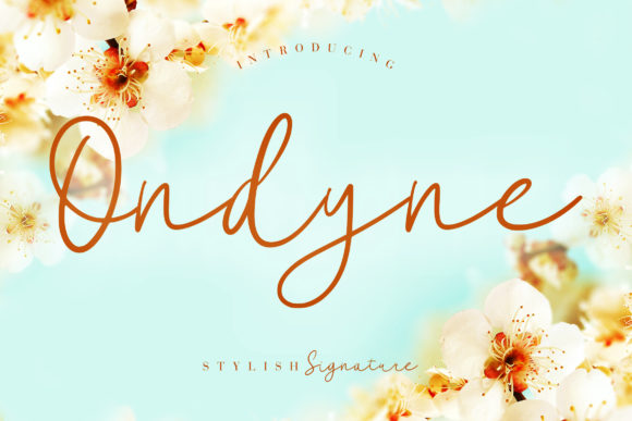 Ondyne: A Script Font for Modern Branding