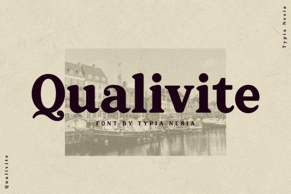 Qualivite: A Bold Serif Font for Digital Branding