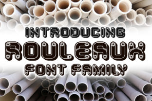 Rouleaux Font for Handmade Creations