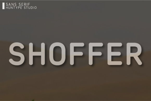 Shoffer: A Modern Sans Serif for Bold Branding