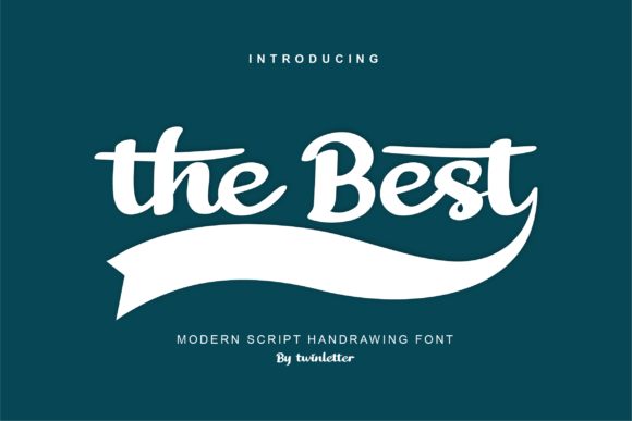 The Best: A Versatile Script Font for Creative Branding