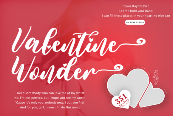 Valentine Wonder: A Handwritten Font for Modern Web Design