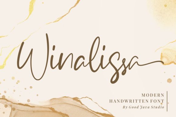 Winalissa: A Flowing Script Font for Digital Marketing